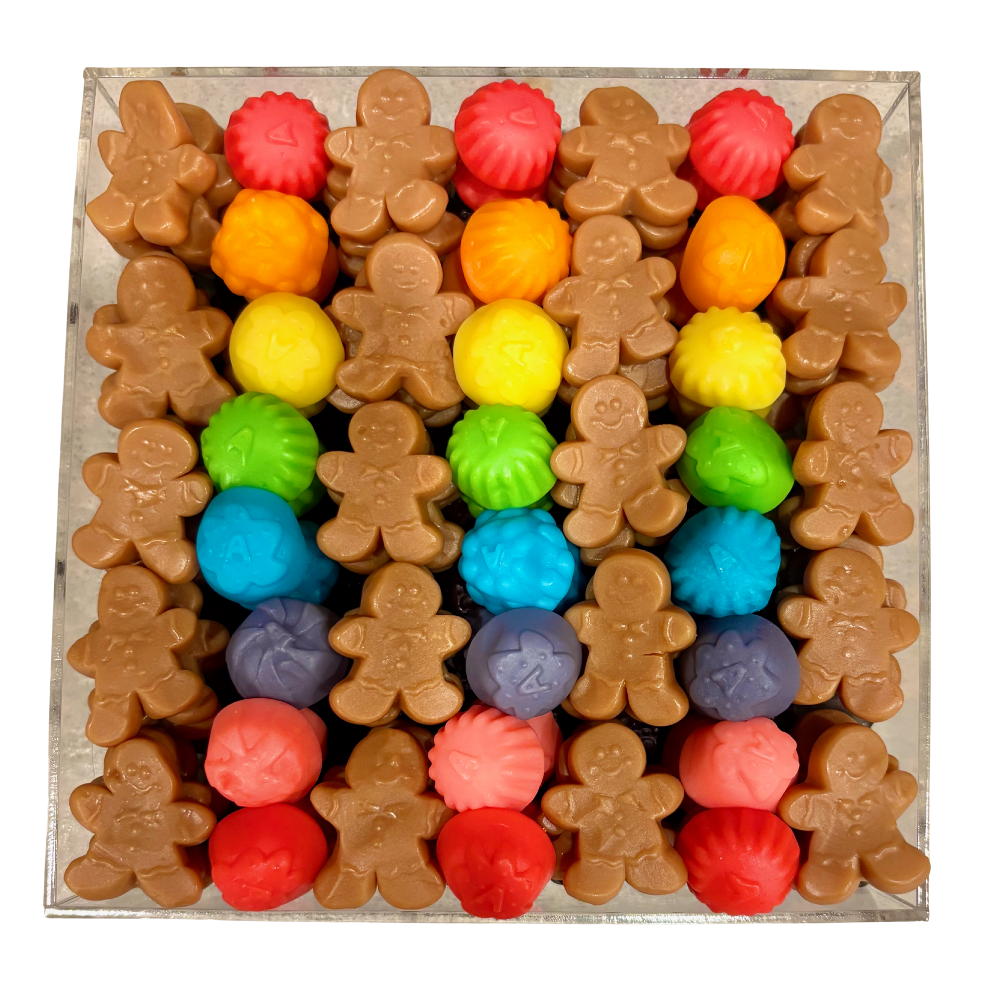 🌈 The Rainbow Gingerbread Candy Platter 🍪