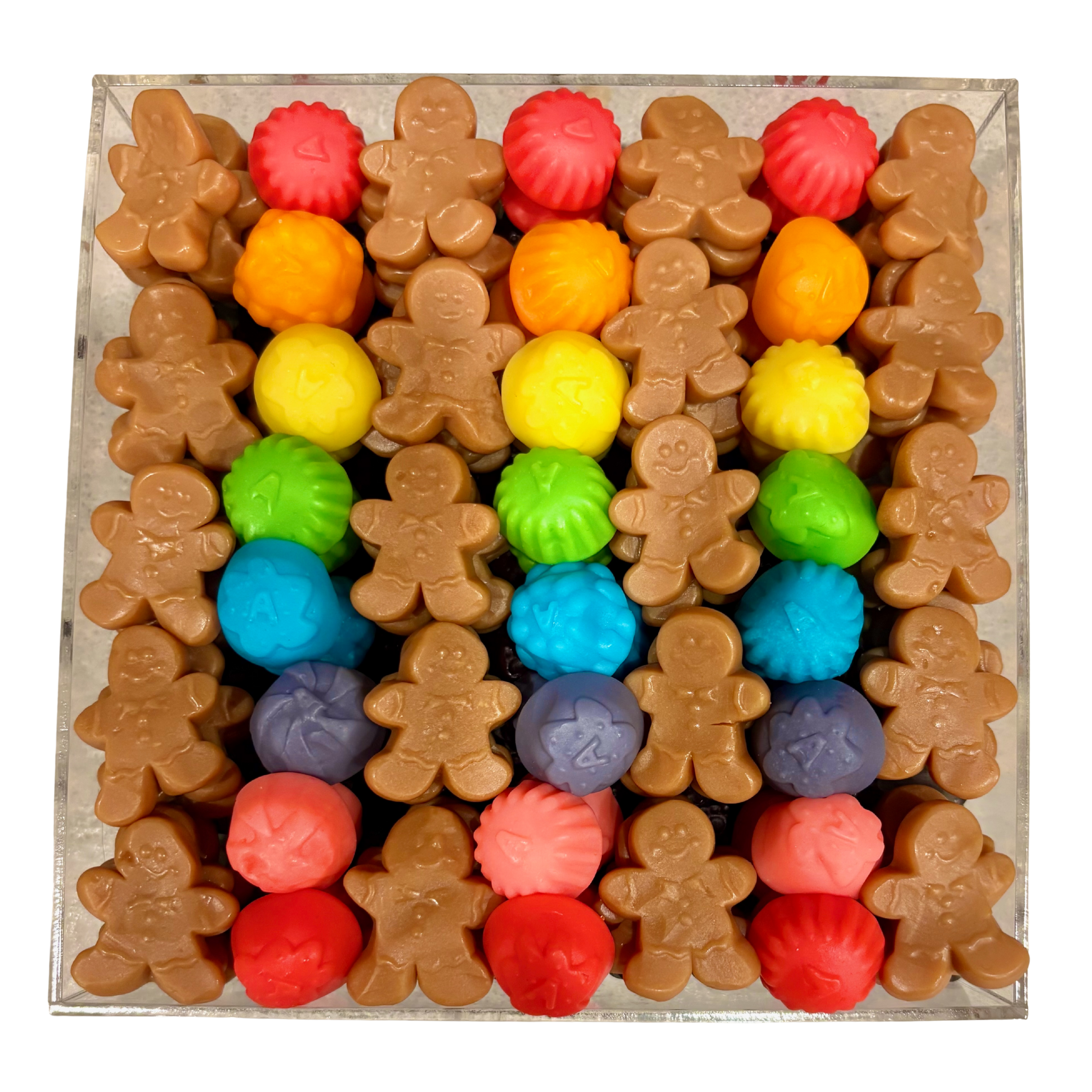 🌈 The Rainbow Gingerbread Candy Platter 🍪