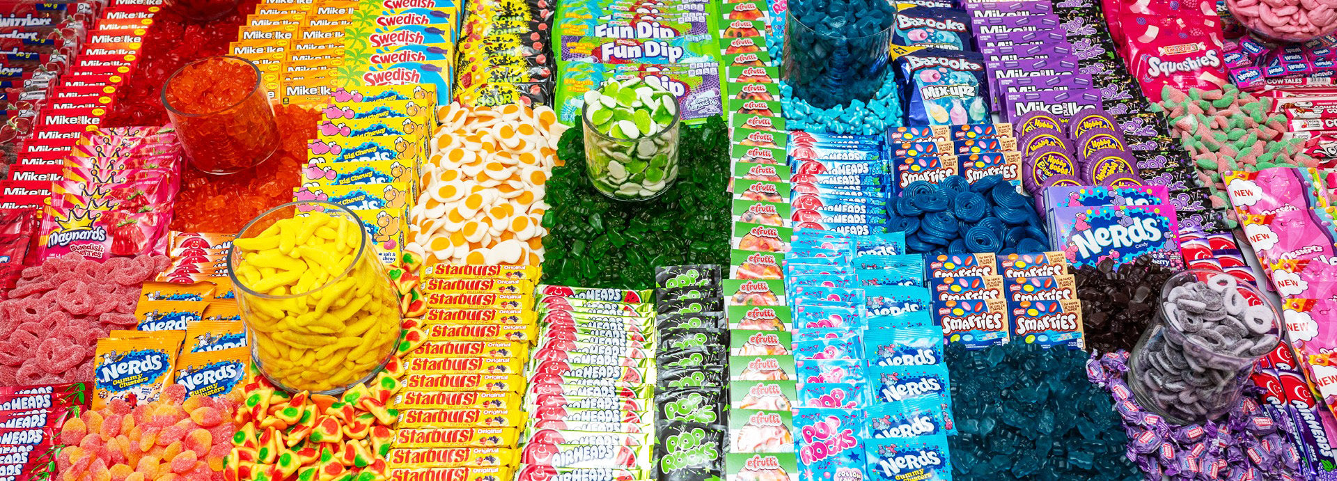 Rainbow Candy Table